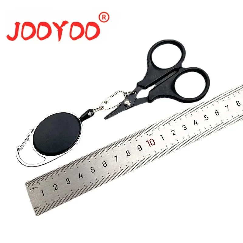 Gezackte kleine Schere Edelstahl Mini kleine Schere PE Carbon Linie Angeln Schere Set Angelzubehör Angelausrüstung