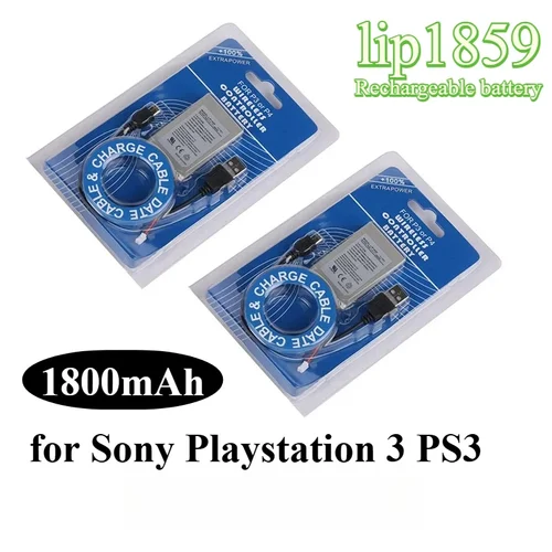 Imagen 2 del producto Batería de repuesto LIP1859 PS3, batería de litio recargable de 1800mAh y 3,7 V para consola de juegos Sony Playstation 3, mango del controlador