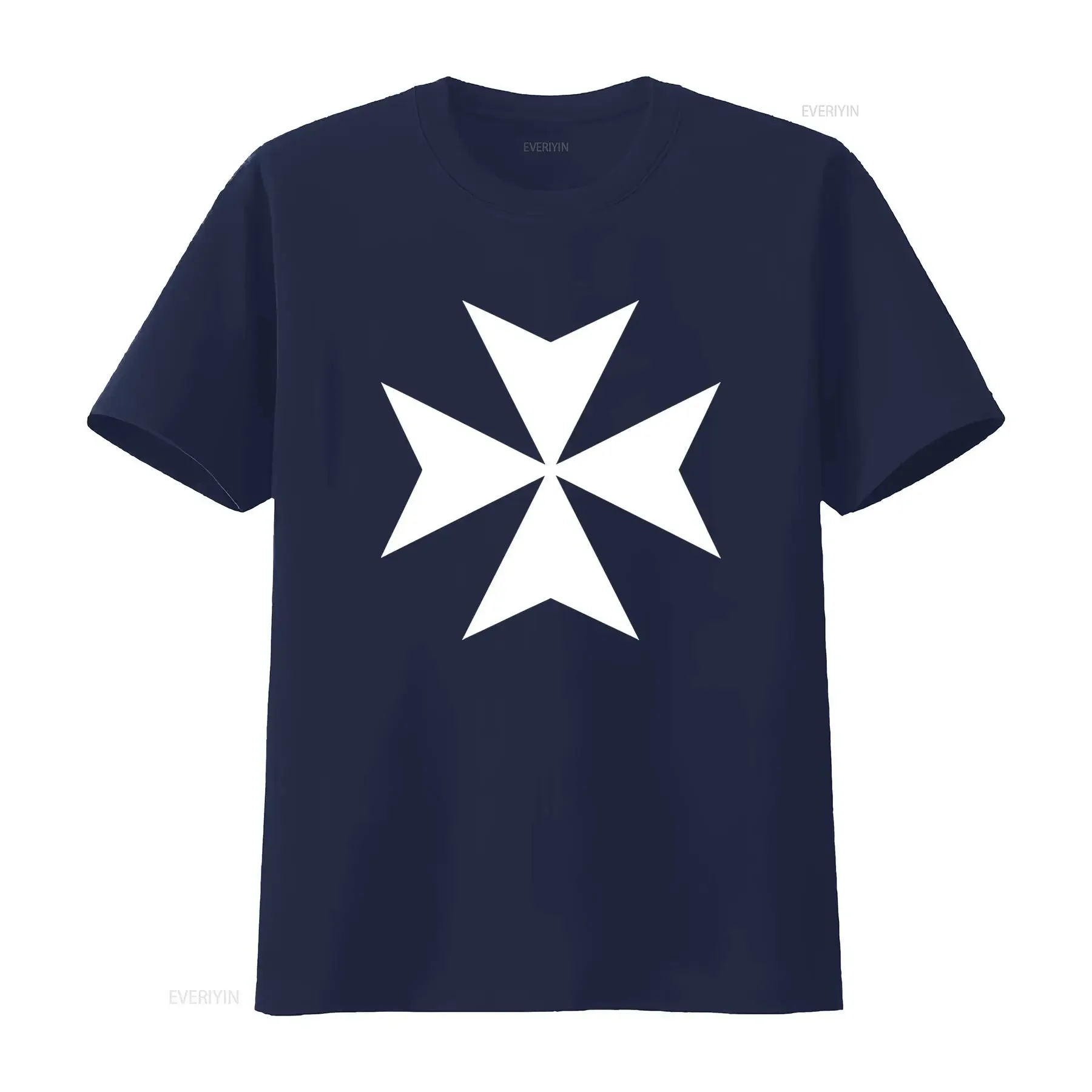 Maltese Cross T Shirt Malta Military Maltesian Ancient Amalfi Order Flag Cool  vintage Washed Soft Unisex Casual Slightly view 4