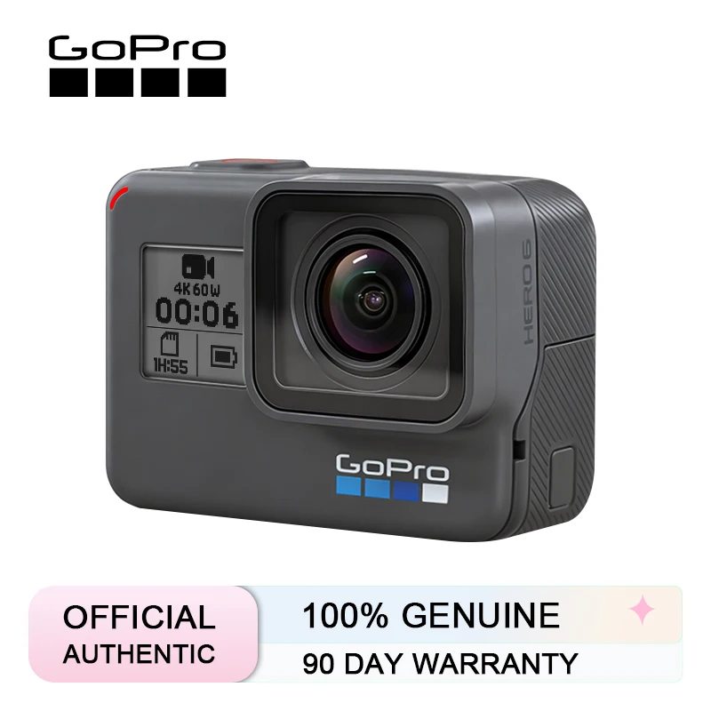 GoPro HERO6 Black 4K 60fps Action Camera 12MP EIS Anti-Shake Mini
