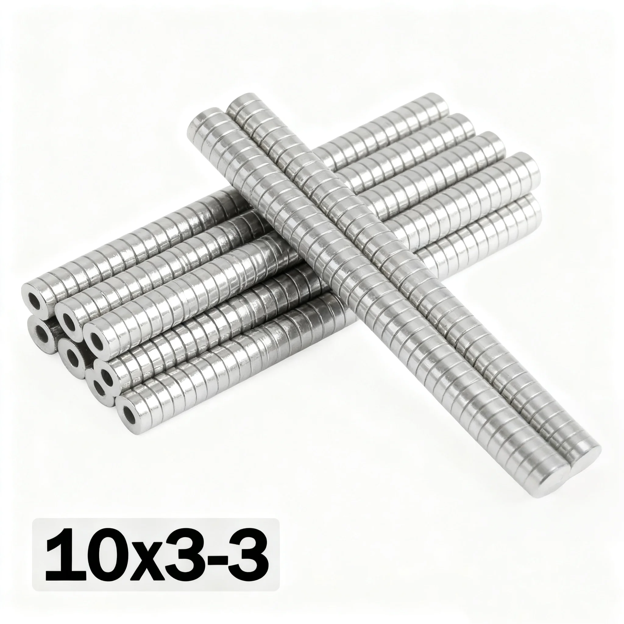 10x3-3mm Super Strong Magnet N35 Round With Holes Magnetic NdFeB Neodymium Magnet Powerful Disc imanes Refrigerator Magnets