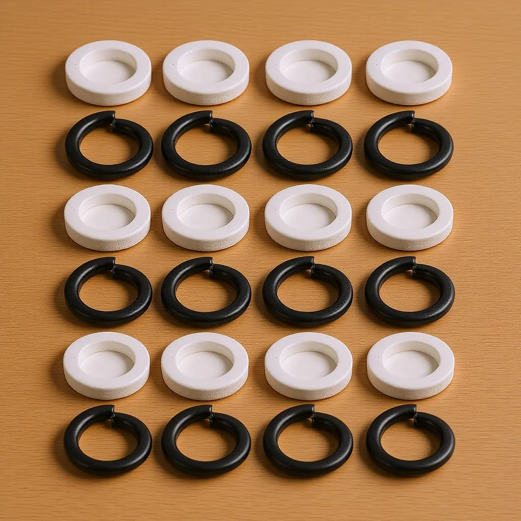 

24Pcs Guitar Tuner Parts Heavy Duty Washer and Spacer Set for Tuning Pegs Reliable Guitar Maintenance Supply Tuner Washer