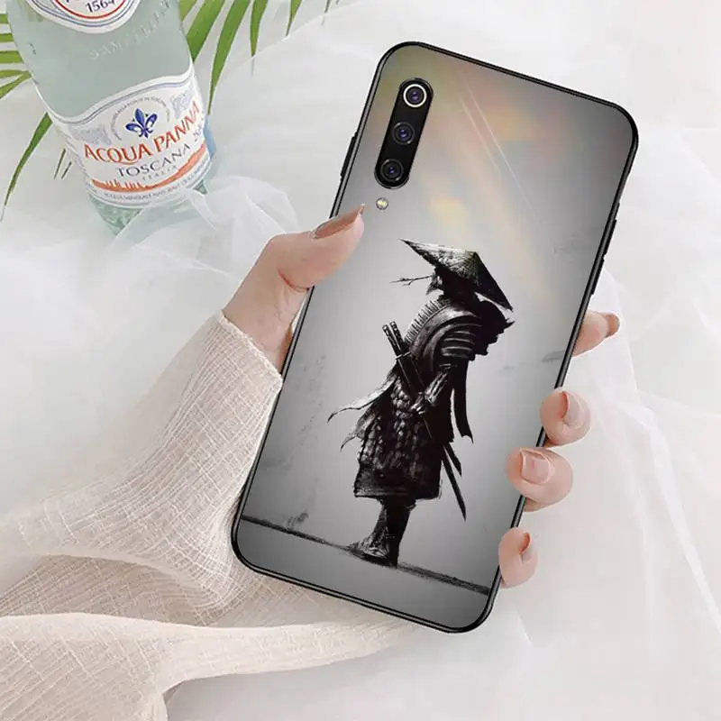 Japan Samurai Art Phone Case for Xiaomi mi 5 6 8 9 10 lite pro SE Mix 2s 3 F1 Max2 3