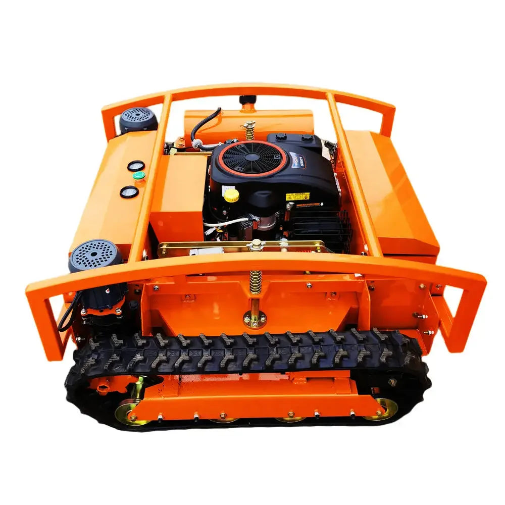 New design 550mm 800mm cutting width gasoline remote control lawn mower