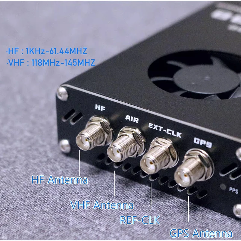 Web-888 SDR Radio Receiver 16bit 62M Bandwidth ADC Network SDR Radio Receiver 24.576MHz 0.5 ppm TCXO