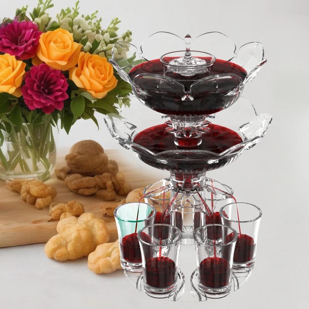 Lotus Multi-person Wine Divider Whiskey Bar Mixer Liquor Wine Decanter