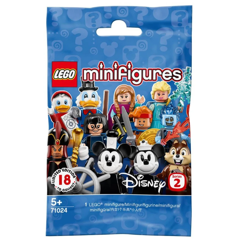 Disney Minifigures Complete Disney Series 2 Surprise Blind Bag Mickey Minnie Limited Edition Collectible Ornament Model 71024