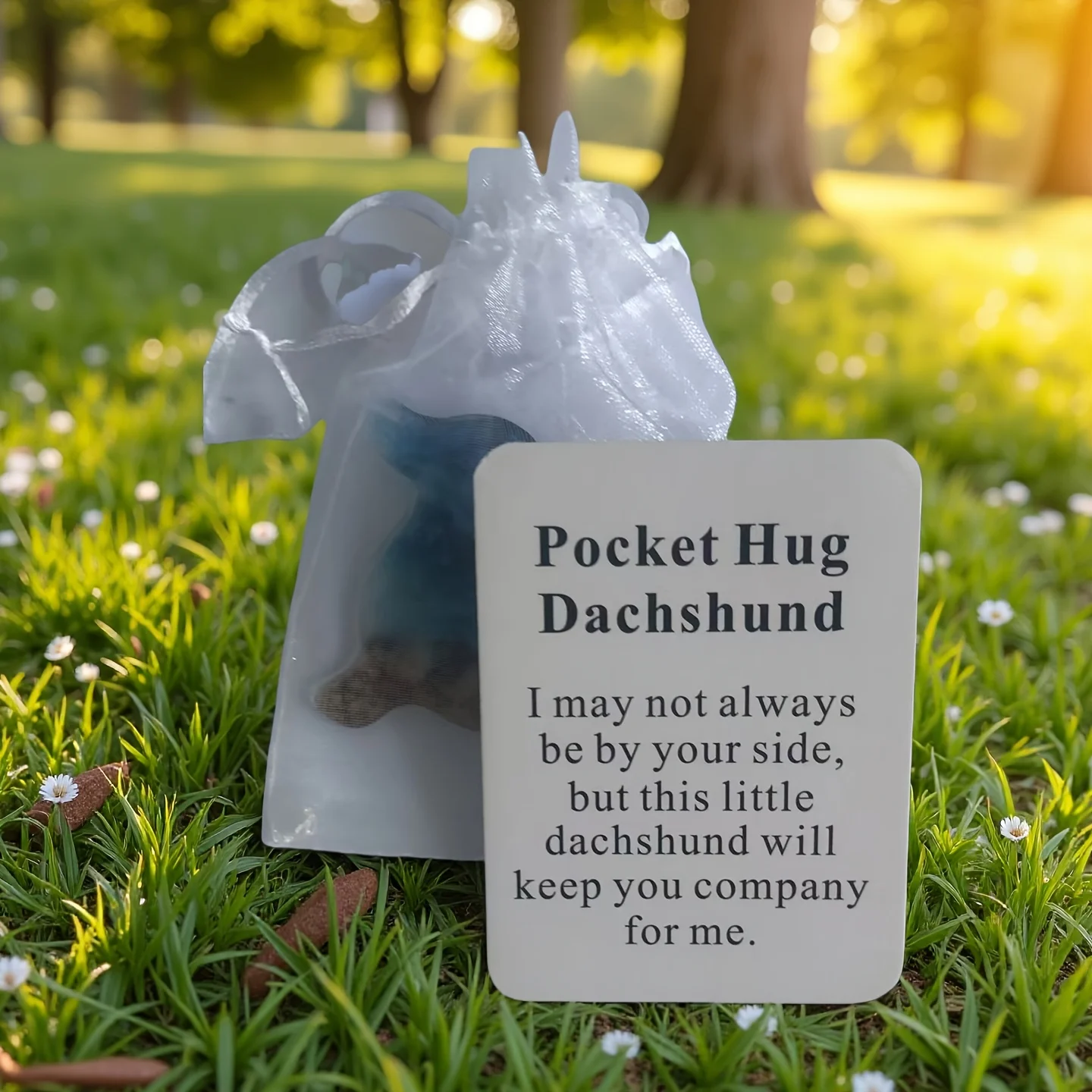 مجموعة من زخارف عناق الجيب المسطحة ثنائية الأبعاد مع بطاقات عاطفية قطعة فنية عاطفية متينة مصنوعة يدويًا وقابلة للجمع #1