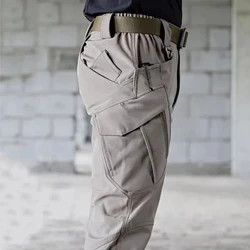 Men's Spring Autumn City Cargo Elastic Pants Trekking Hiking Camping Climbing Running Sports Cycling Work Outdoor Trousers