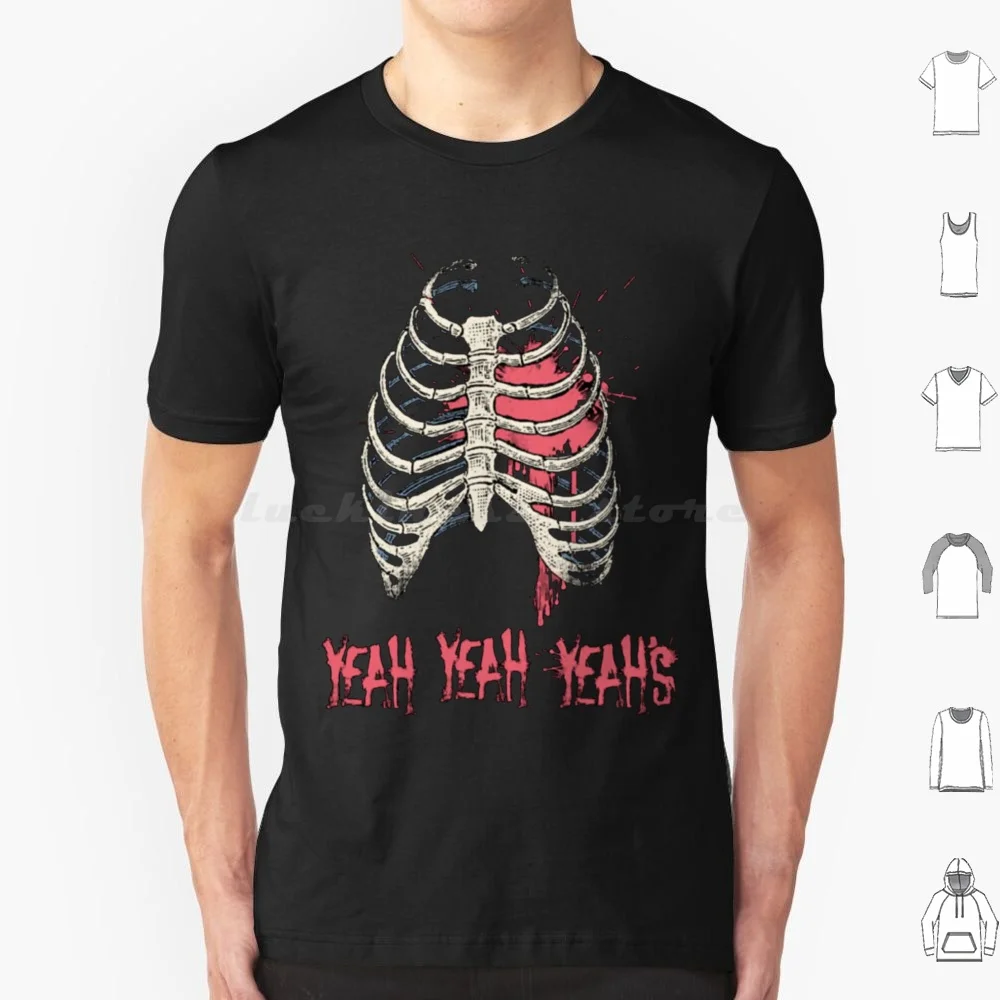 Yeahs Essential T Shirt 6Xl Cotton Cool Tee Yeah Yeahs Indie Skull Fun Indie Yeah Yeah Yeahs Skulls Band Logo Music Song Live