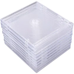 9 Pcs Travel Electronics Case Storage Boxes CD Jewel Container 1420X1240X050CM Acrylic Transparent Cases