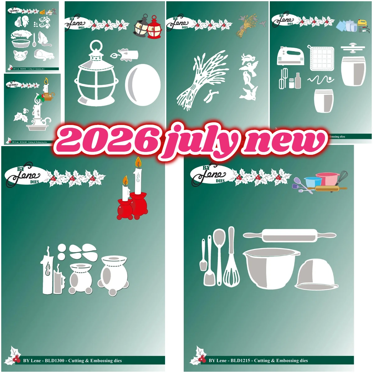 Merry Christmas Sheaf Lantern Metal Cutting Dies For DIY Craft Making Decoration Greeting Stencil Paper Card Scrapbooking Album
