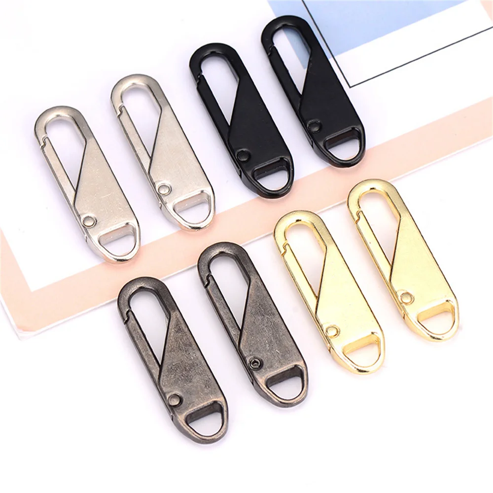 

10PCS/5PCS Zipper Slider Puller Instant Repair Bag Replacement Bad Buckle Travel Suitcase Head DIY Sewing Craft Cloth Access