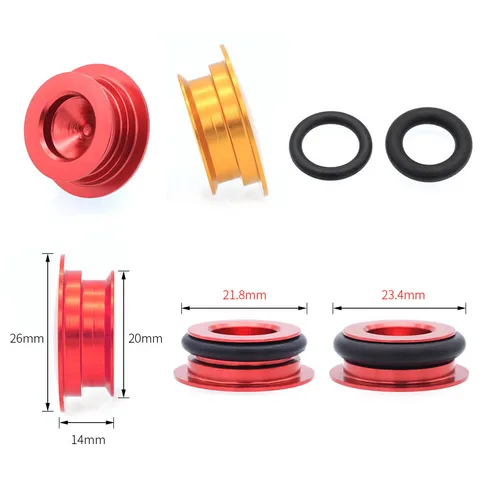 Imagen 2 del producto Placa de dientes de bicicleta de aluminio resistente al agua, cubierta de manivela, juego de bielas de bicicleta de montaña y carretera, tornillo de enchufe, accesorios de cubierta de disco a prueba de polvo