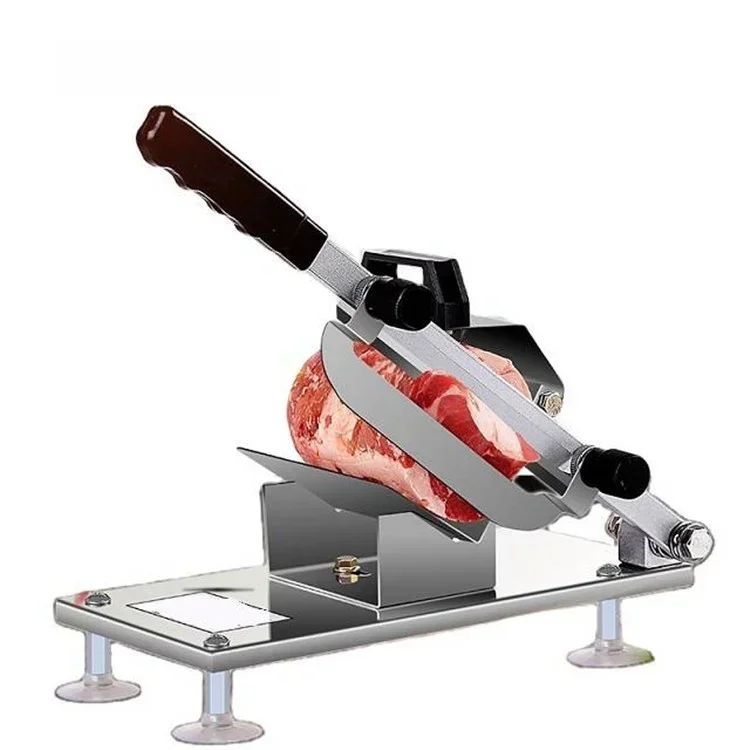 Manual Multi Function Meat Cutter Portable Stainless Steel Meat Processing Tool Fresh Meat Slicer