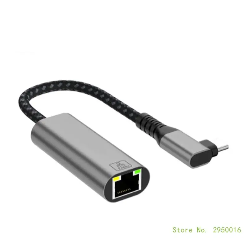 USB naar Ethernet-adapter USB Type C naar RJ45 2,5 Gbps Ethernet LAN-converters