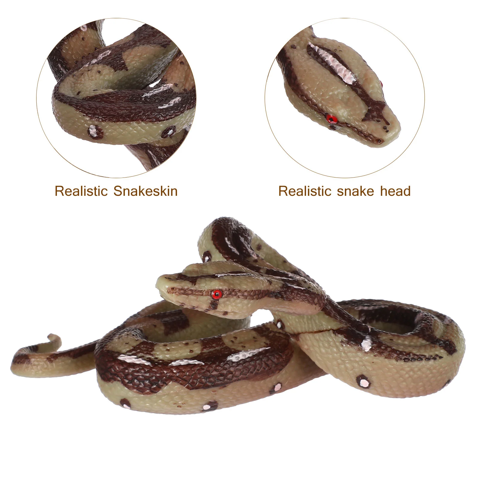 Scary Toys Realistic Snake Look Real Snake Rubber Snakes Realistic Fake Snakes High Simulation Snake