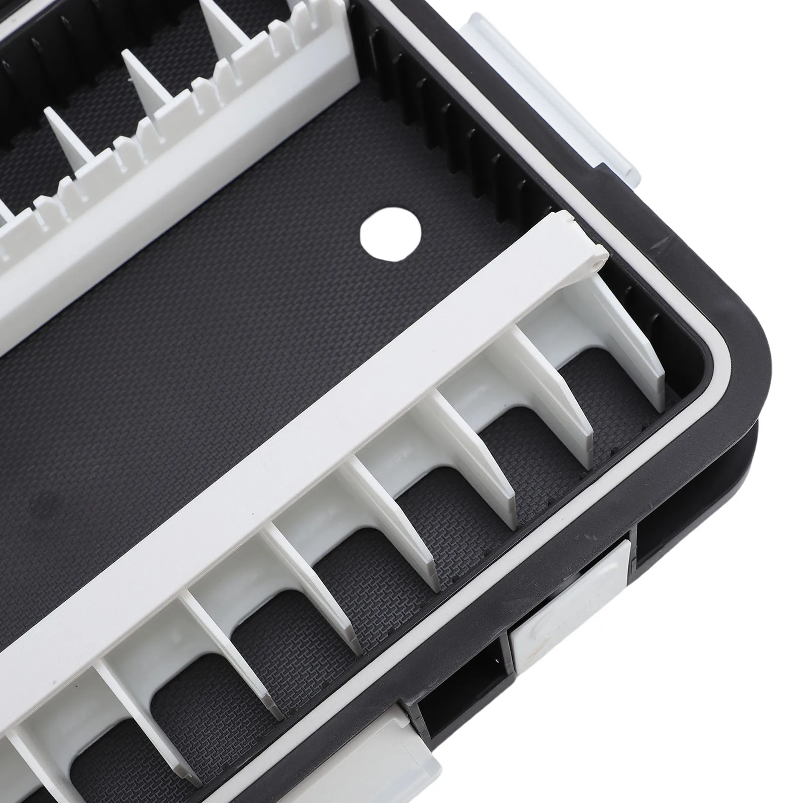 Caja de almacenamiento con anzuelo de calamar, contenedor de plástico ABS, tapa transparente, organizador de señuelos y cebo de calamar, caja de aparejos para pesca en el mar