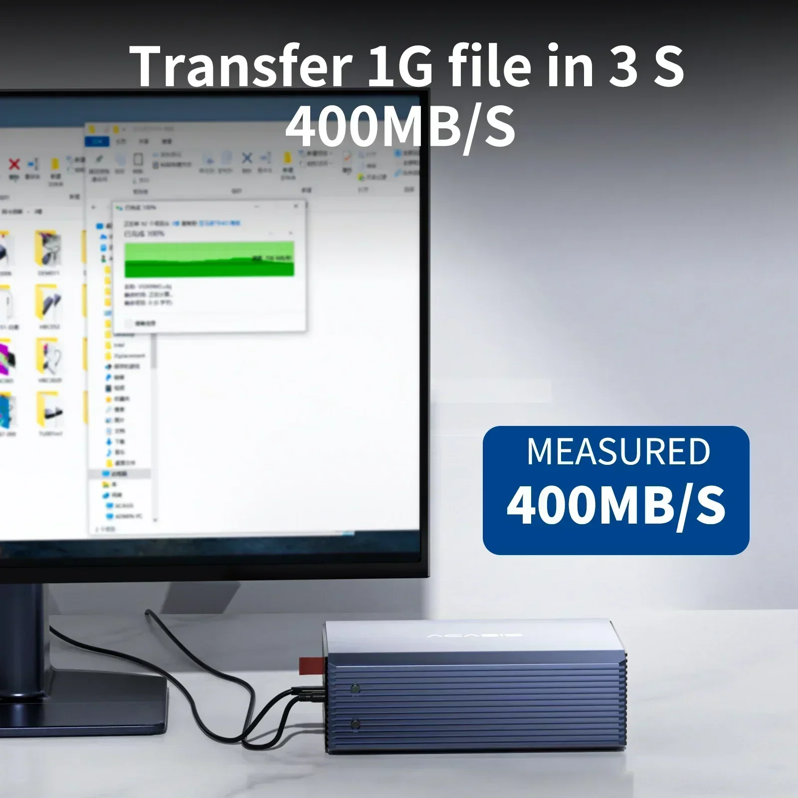 Acasis Dual Bay 3.5/2.5 Inch HDD/SSD Case 60TB External Hard Drive Enclosure SATA to USB Hard Disk Array with RAID Function