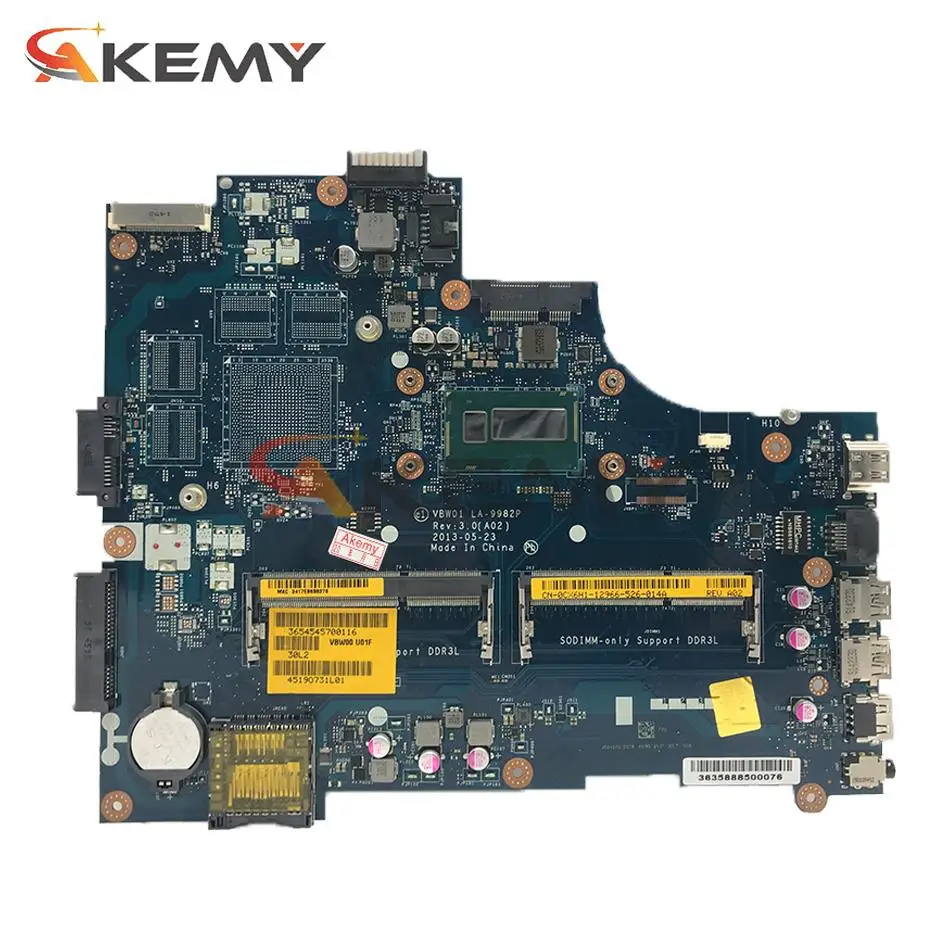 For DELL Inspiron 15R 5537 3537 Notebook Mainboard LA-9981P i5-4200U CPU 216-0841027 GPU Laptop Motherboard Fully Tested OK