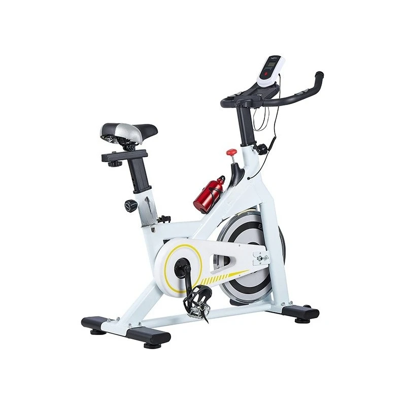 Bicicleta de spinning ligera, fitness interior con pantalla, bicicleta de entrenamiento para gimnasio