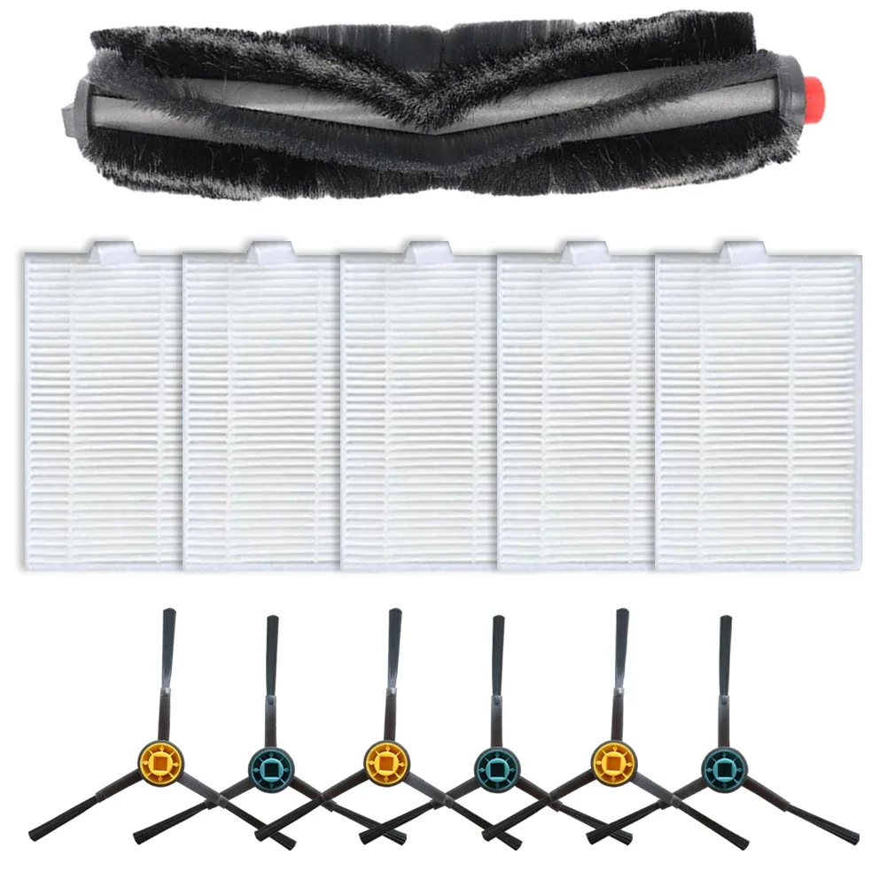 

Home Cleaning Filter Kit For Midea Replacement Parts Kit Easy Installation Efficient Filter Main Brush Mop Cloth