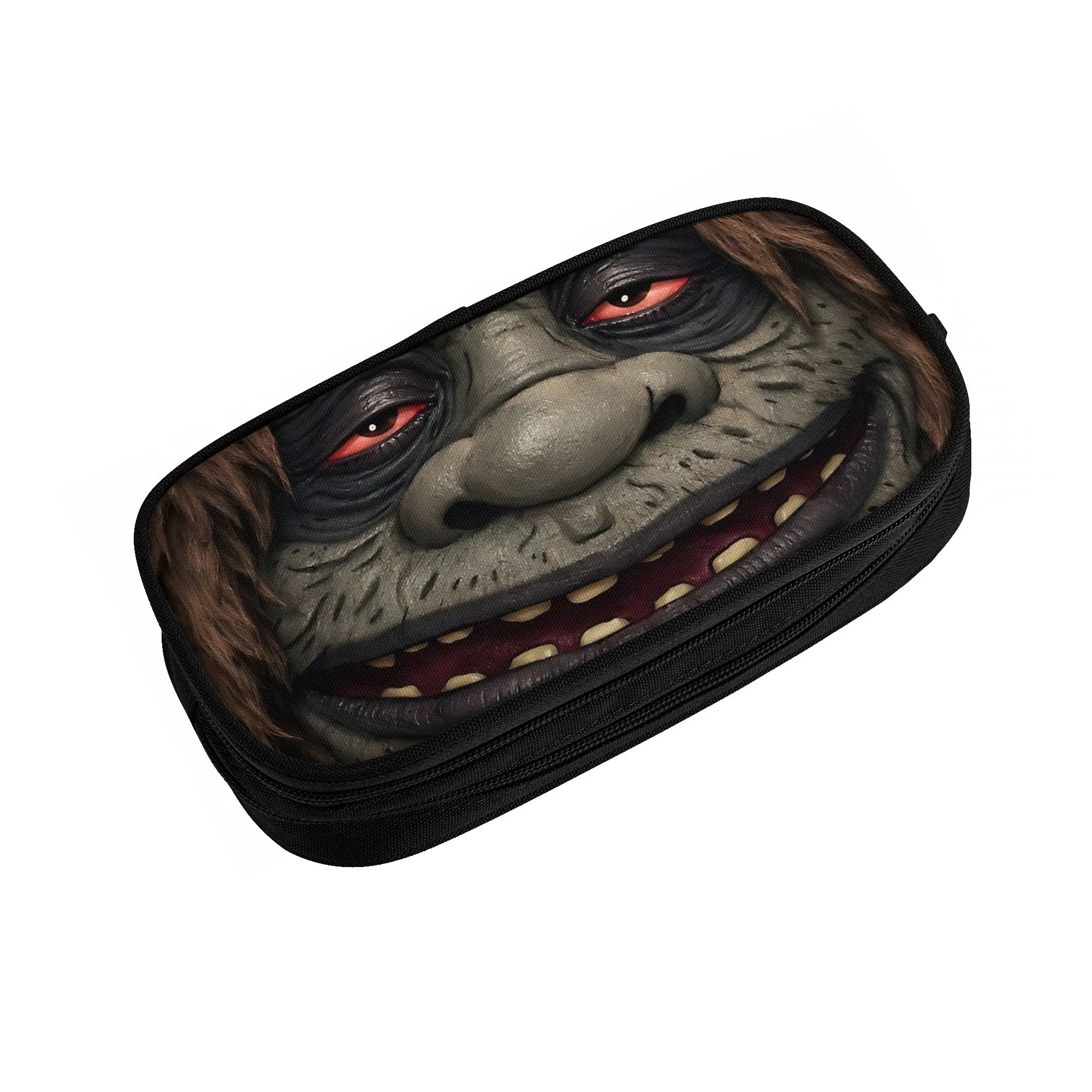 1 piece Lightweight cartoon primate badge  Pencil Case Student Pen Bag The Big Lez Show School Stationery Bag
