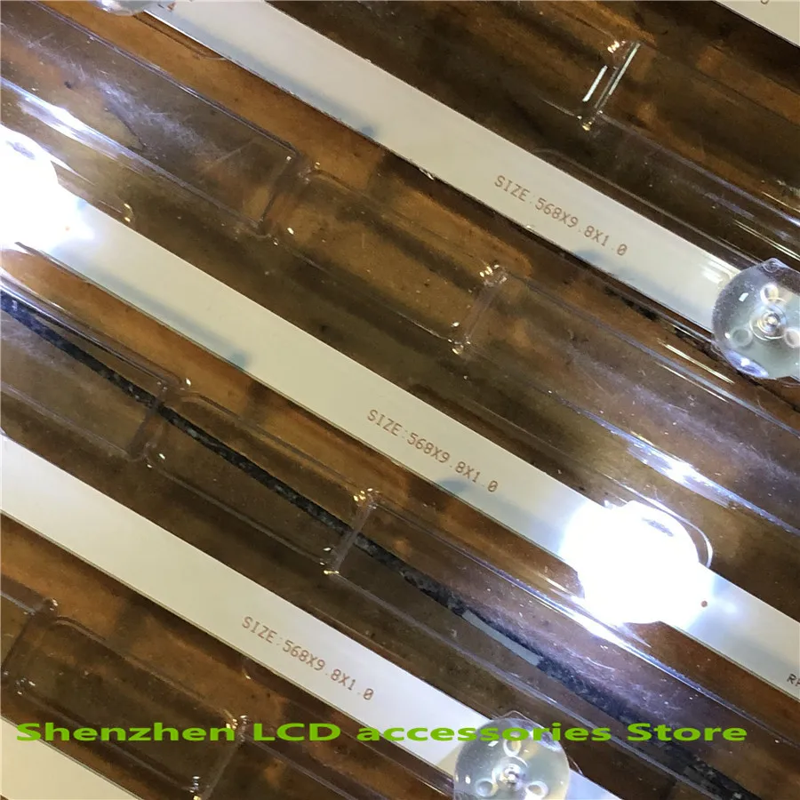 Ledストリップライト,ピース/ロット,6led,560mm,svj320ag2 130307,32d2000,svj320ak3,svj320al14,3v,100% 新品