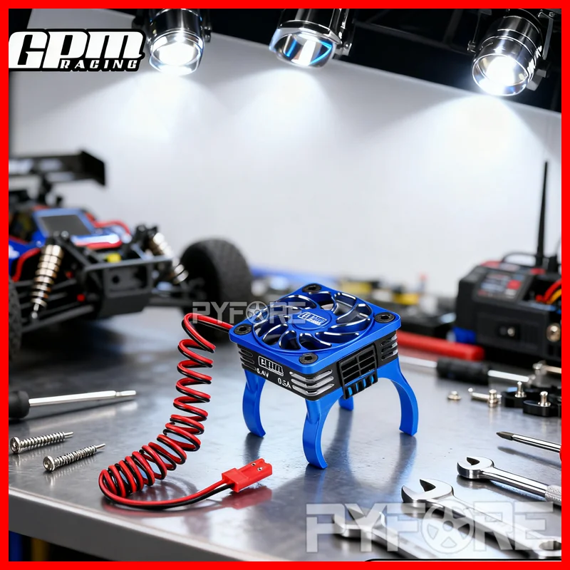 مروحة تبريد عالية السرعة GPM 15000 20000 دورة في الدقيقة لمحرك 36 مم متوافق مع تبريد قطع غيار السيارات Mini XRT Mini Maxx Jato RC