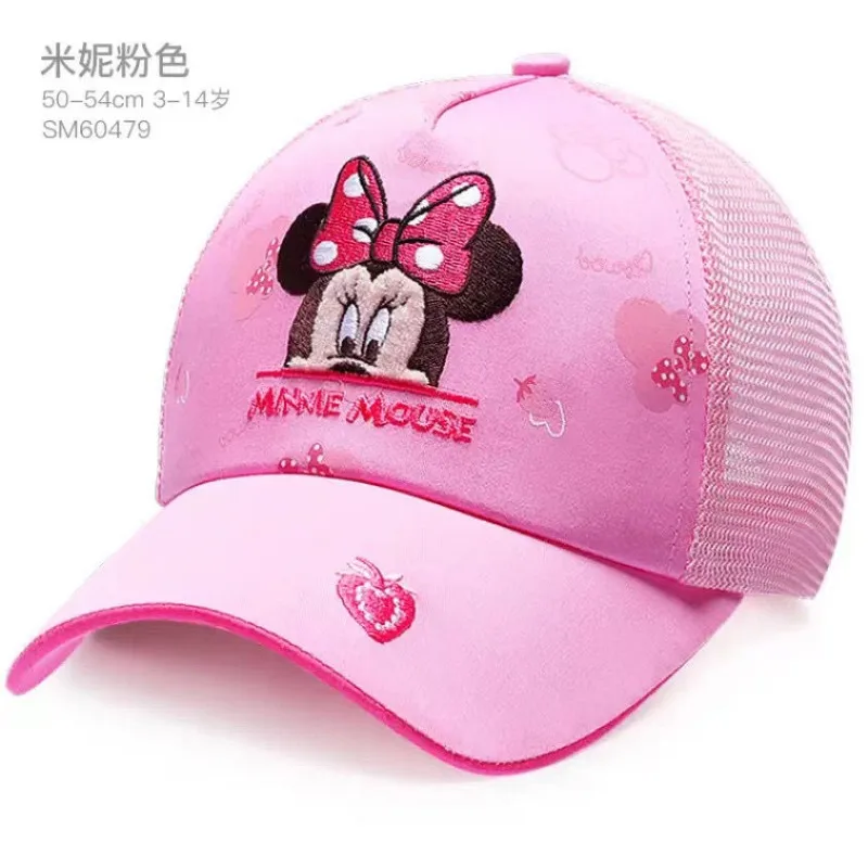 Disney animation peripherals Kawaii Mickey Minnie cartoon sun hat children's baseball cap creative peaked cap for older children