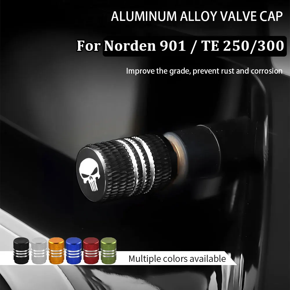 

Motorcycle Tyre Valve Cover Aluminum Alloy Dustproof Caps for Husqvarna Norden 901 401 701 TE 250 300 FE 350 TE300i Accessoires