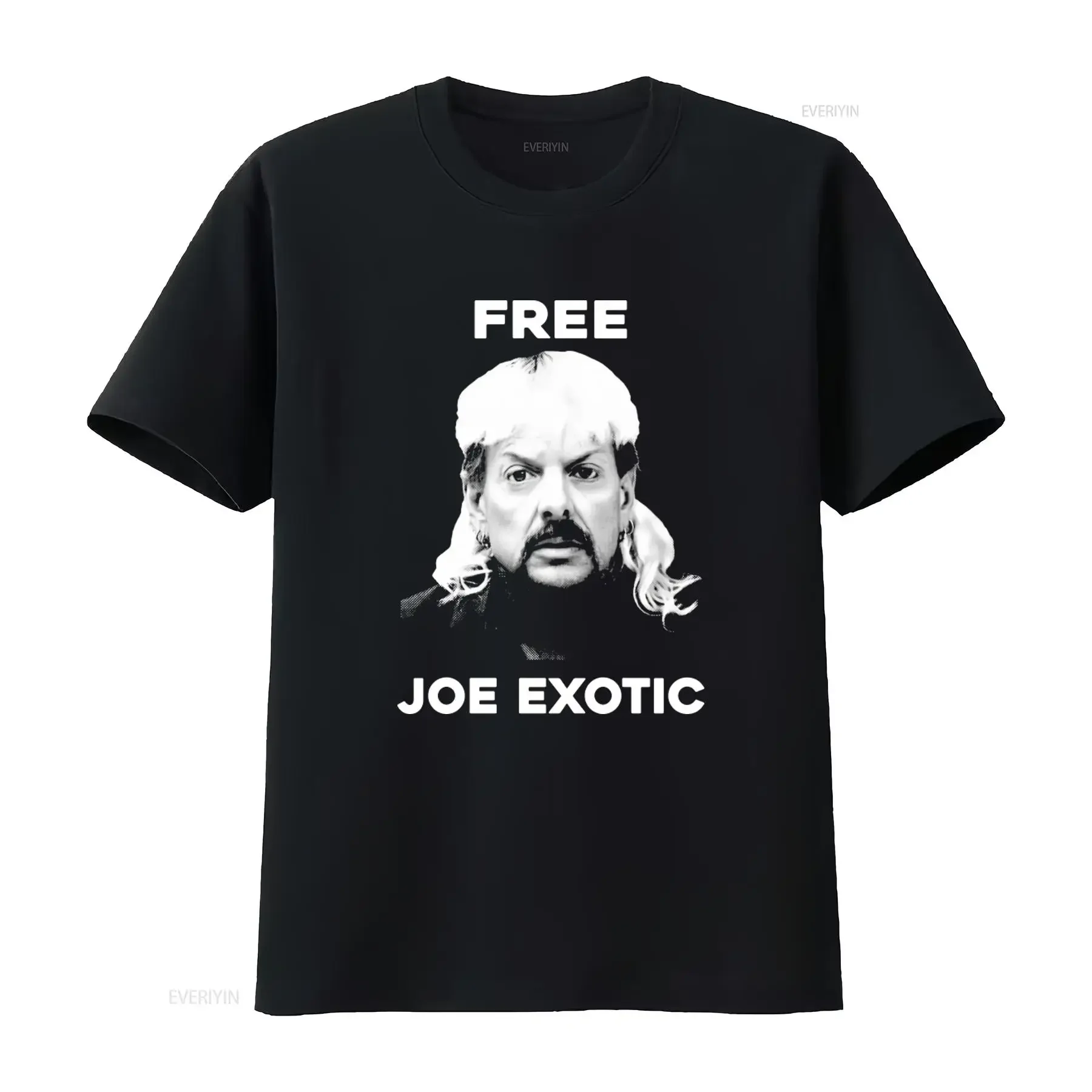 Free Joe Exotic Tiger King Big Cats Fan T Shirt vintage Washed designer clothes Stylish Breathable Comfortable graphic Soft