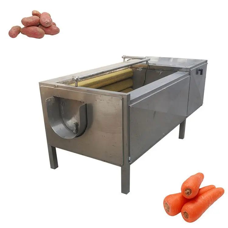 Factory Direct High Quality Fruit Brush Washing Machine Machine For The Dates Cleaning With Manufacturer Price