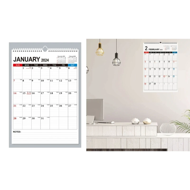 Quality Monthly Calendar Wall Calendars Easy to Use and Long Lasting Calendars 2023 2024 18 Months Record Event