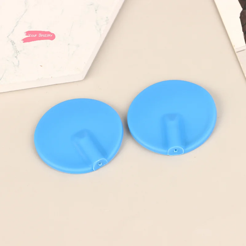 바디 토닝 및 마사지 기계용 근육 자극기 전극 패드 1쌍 원형 통증 완화 교체 패드