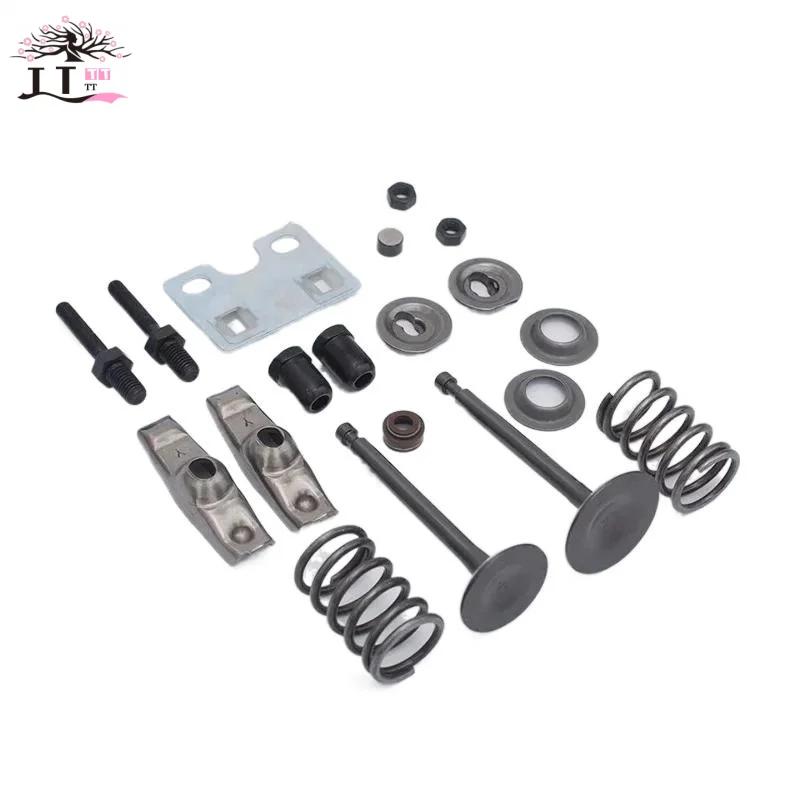 1 Juego de Placas Guía de Varillas de Empuje para Balancines de Válvulas para Motores Honda 188 190 188F 190F GX340 GX390 GX420 de 5-8KW, Repuesto T