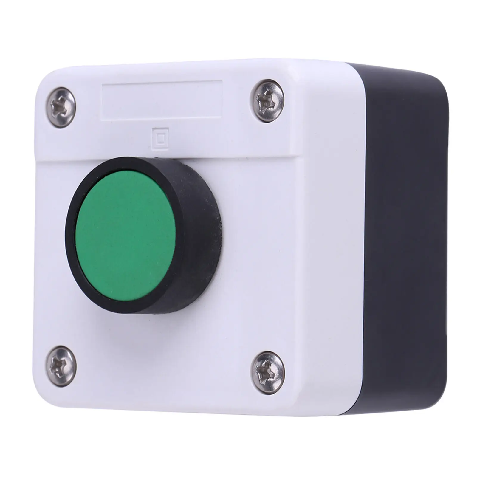 New Weatherproof Green Push Button Switch One Button Control Box For Gate Opener Abs Auto Parts Car Accessories