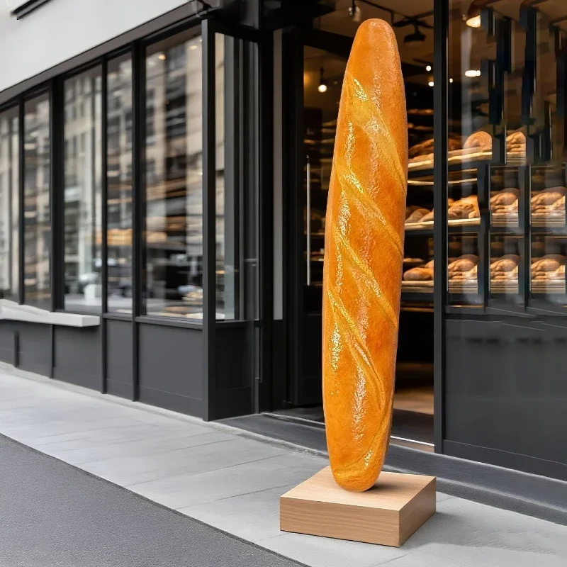 Simulation baguette model three-dimensional sculpture luminous decoration business ornament