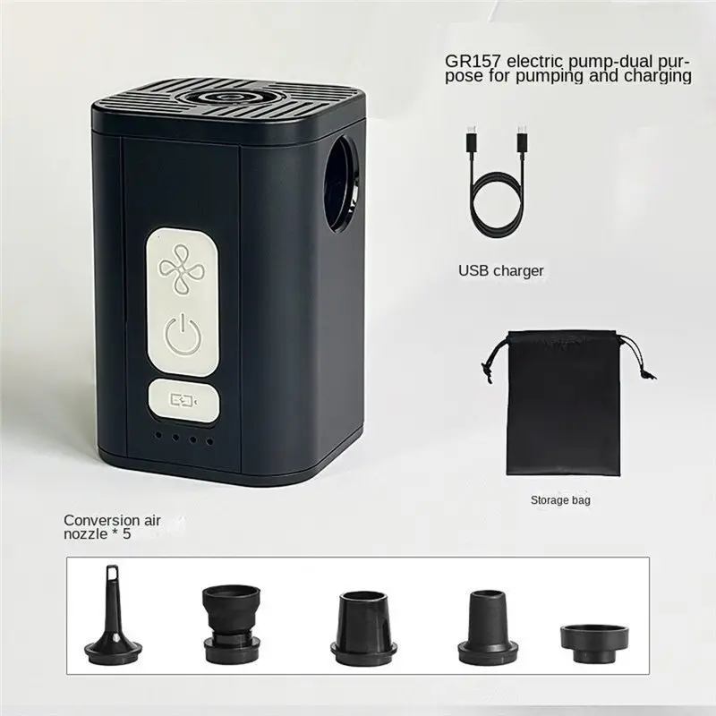 ABLN-1Set Portable Mini Electric Air Pump-A Cordless Air Pump For Air Mattresses, Vacuum Storage Bags, And Swim Rings