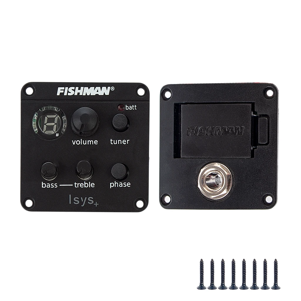 Serisi Fishman EQ ekolayzer gitar Piezo Pick gitar Tuner Blend akustik gitar Soundhole EQ parçaları aksesuarları