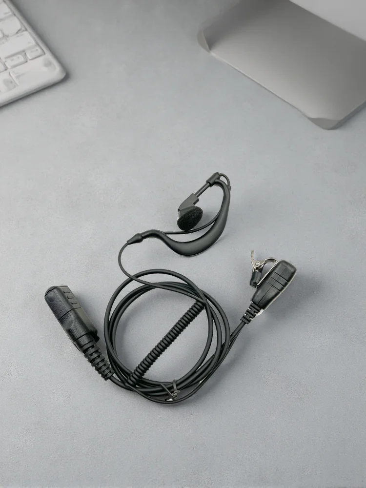Słuchawka douszna z mikrofonem do radia Motorola DP2400 DP2600 XiR P6600 P6620 E8600 MTP3150 MTP3550 XPR3500 3300 Walkie Talkie Earphone — zdjęcie produktu 7