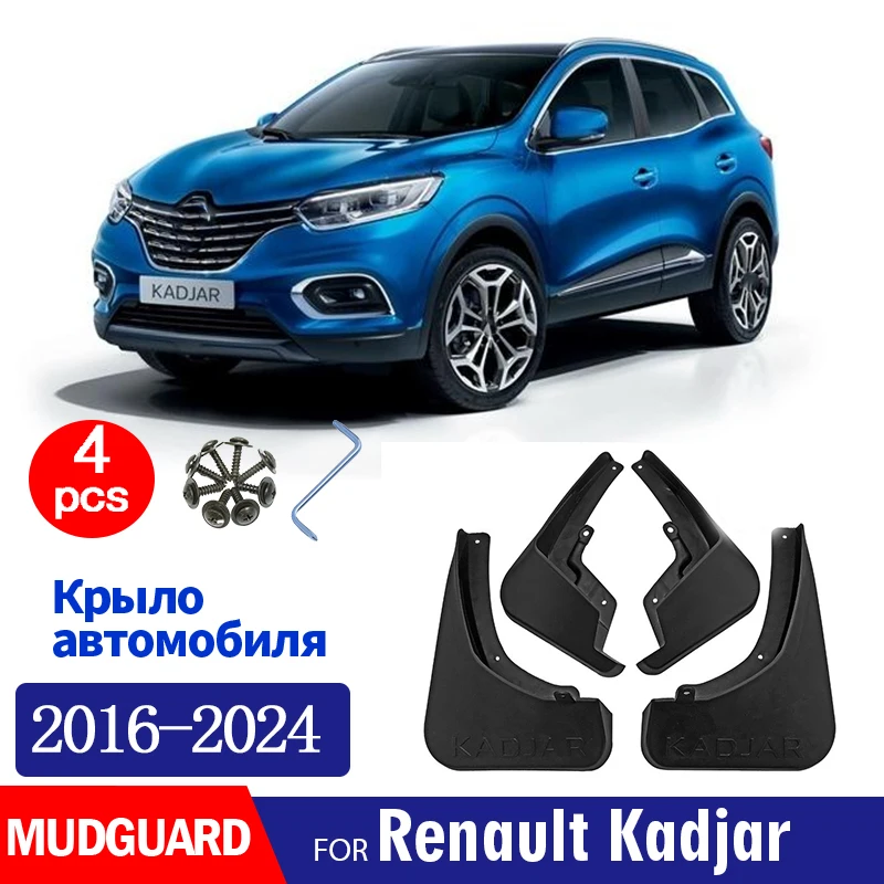 

Car Accessories FOR Renault kadjar 2016 2017 2018 2019 2020 2021 2022 2023 2024 Mud Flaps Guard Splash Mudguard Fender Mudflaps