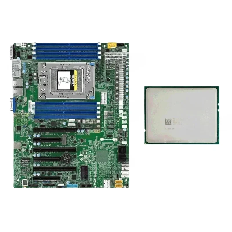 Supermicro H11SSL-I Mainboard With Epyc 7401P Cpu 24 NúCleos 2Ghz Up To 3.0Ghz