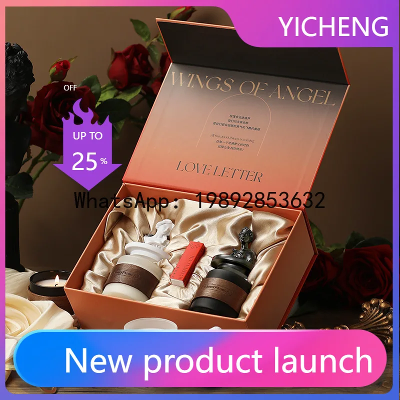 

LZ scented candles gift box souvenir wedding engagement gift girlfriend graduation birthday gift