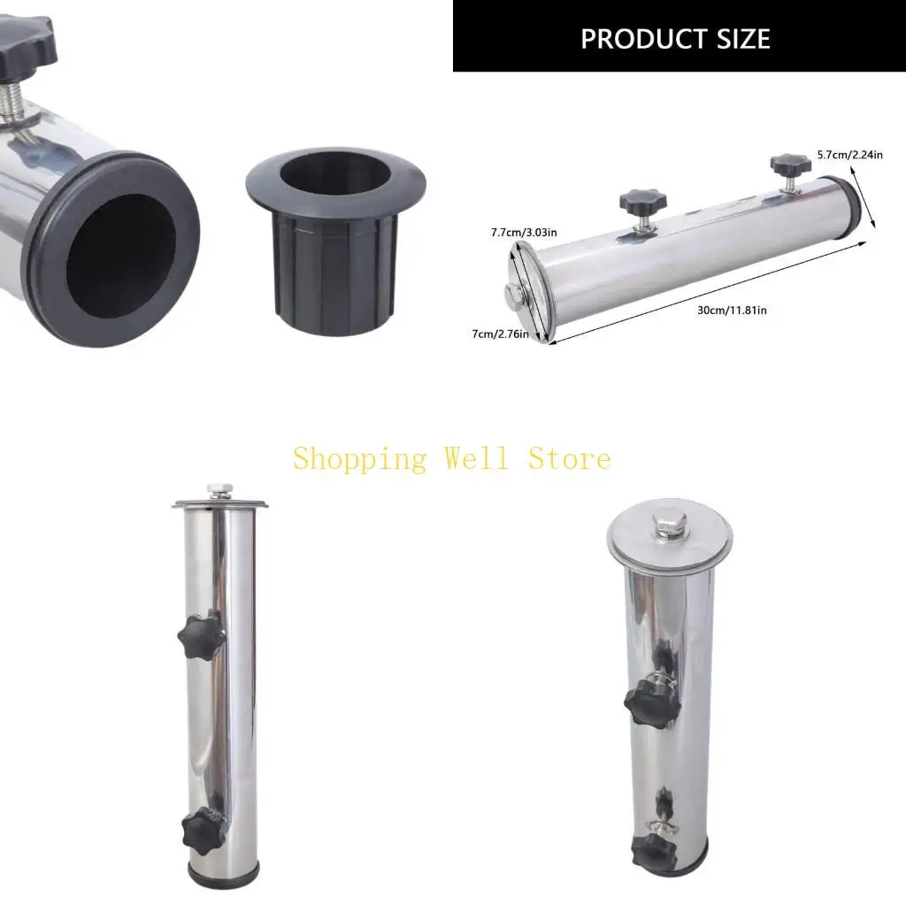 

KX4B Держатель для зонтов в патио, трубка для крепления на перила, наружная подставка для зонта, трубка с винтами, прокладками,