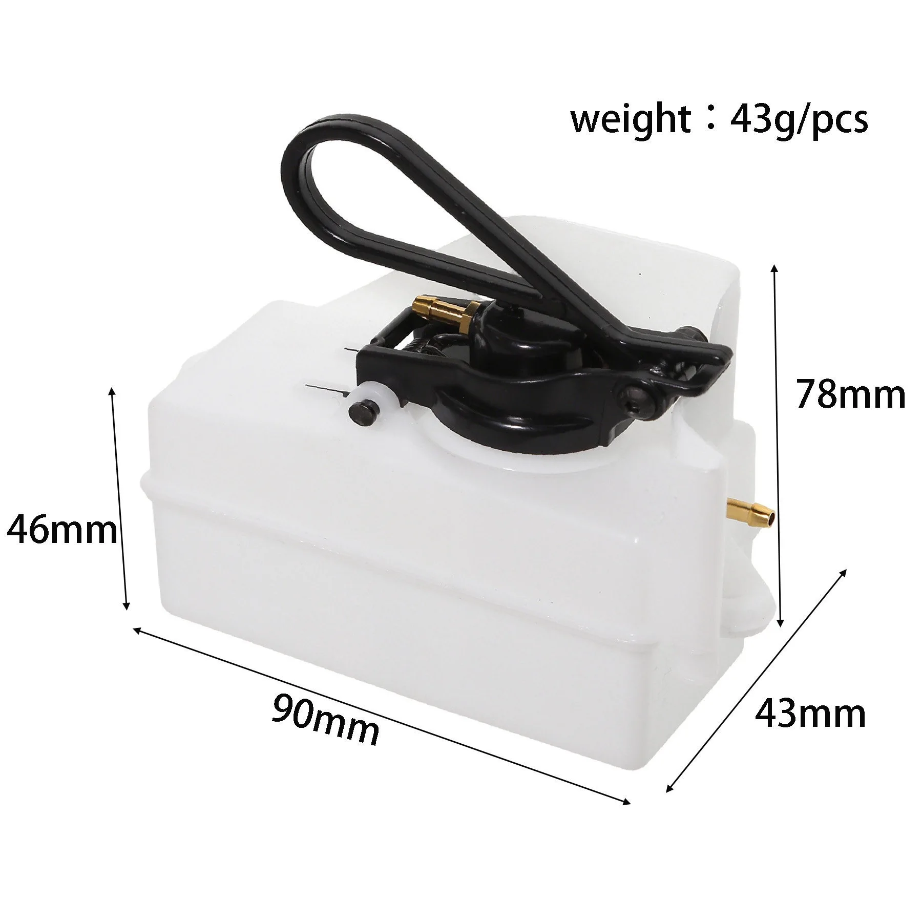 Fuel Tank IF444C for Kyosho MP9 MP10 MP11 1/8 RC Car Upgrade Parts Spare Accessories
