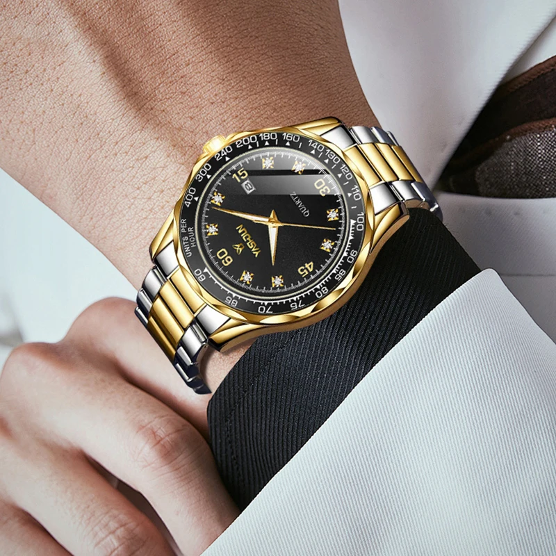 Luxury Men's Watches Waterproof Luminous Date Watches Sports Men Watch Casual Man Wristwatch Quartz Male Clocks
