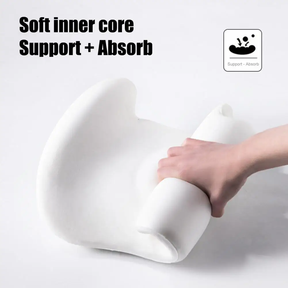 Car Lumbar Support Cushion Breathable Memory Foam Lumbar Support Pillow Ergonomic Back Cushion for Car Seat Office Chair Pain