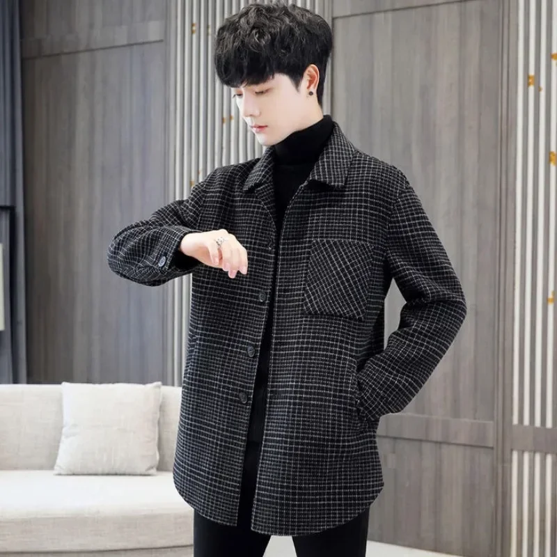 Men's Overcoat Jackets Trendy Grunge Windbreaker Korean Reviews Many Clothing Fashion 2024 Male Coats High Quality Y2k Vintage