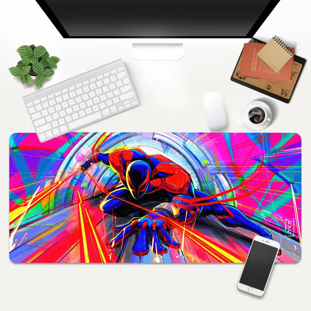 Super Hero Spider Man Large Mouse Pad PC Game MousePads Desk Keyboard Mats Office Rubber Anti-slip Mouse Mice Mat 40x90 30x80 CM